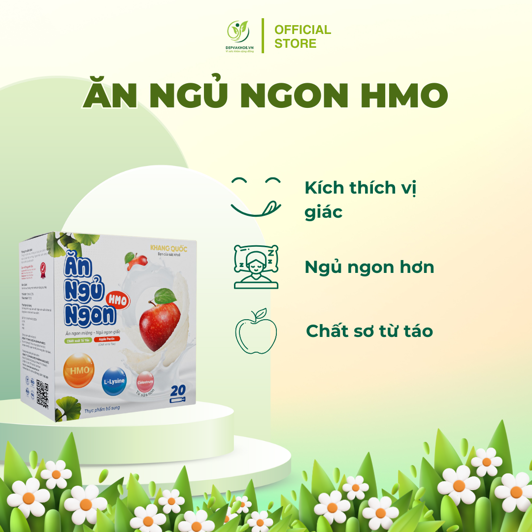 Ăn Ngủ Ngon HMO Gwen- Kích Thích Ăn Ngon Miệng, Ngủ Ngon Giấc